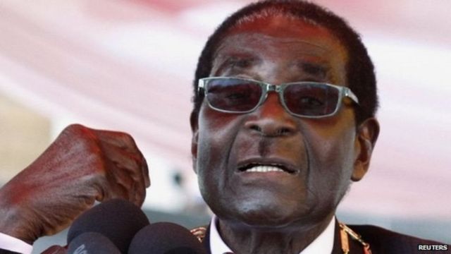 Robert Mugabe aliitawala Zimbawe tangu mwaka 1980