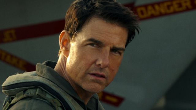 Tom Cruise in the new movie Top Gun: Maverick