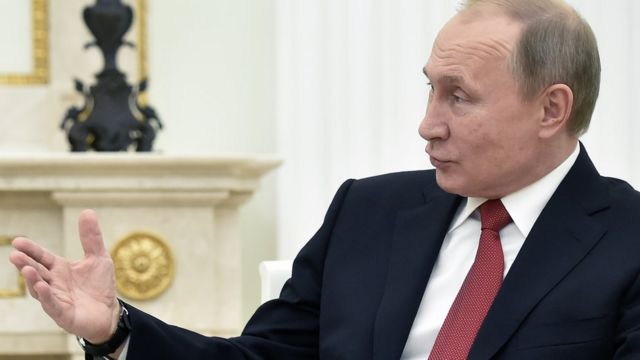 RPerezida w'Uburusiya Vladimir Putin. 1/12/2016