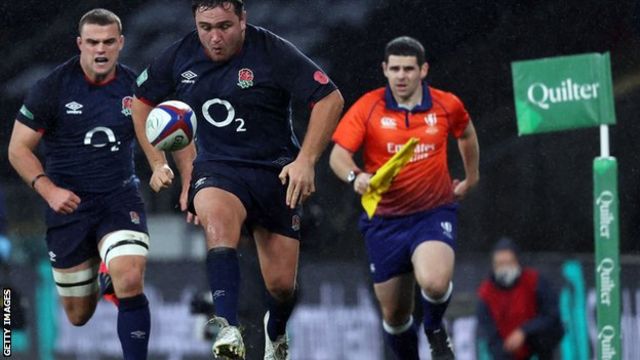 England 40 0 Georgia Jamie George Scores Hat Trick In Six Try Victory Bbc Sport - england rugby stars brawl with georgia in oxford training session