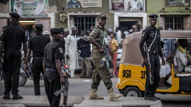 Anti Daba Force and the Kano police officers