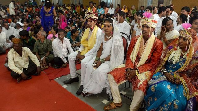 Una boda en la india.