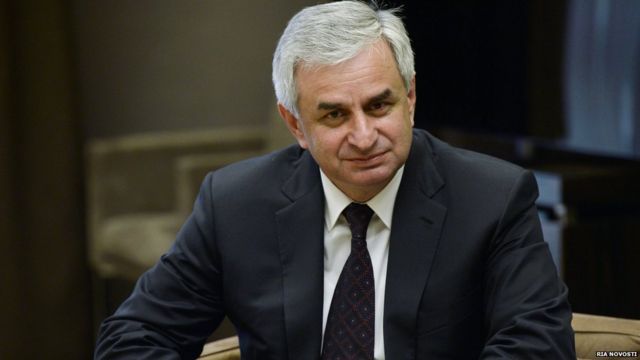 Президент Абхазии Рауль Хаджимба