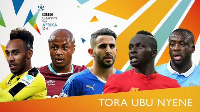 Ihiganwa rya BBC ry'umukinyi yarushije abandi muri Afrika 2016