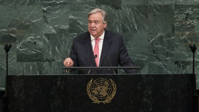 Antonio Guterres le S.G. de l'ONU