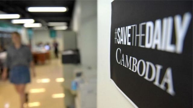 Thủ tướng Hun Sen nói nếu hóa đơn thuế không được trả, tờ Cambodia Daily phải "cuốn gói và ra khỏi Campuchia".