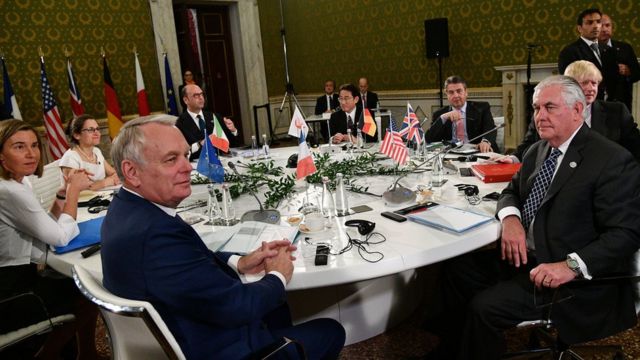 На зустрічі міністрів закордонних справ країн G7 обговорюють політику щодо Росії після ймовірної хімічної атаки в Сирії