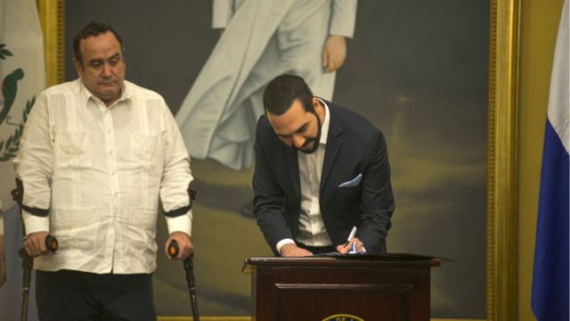 Giammattei y Bukele