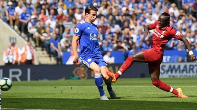 Sadio Mane ariko yinjiza igitsindo Leicester