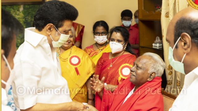 ஸ்டாலின் மற்றும் பங்காரு அடிகளார்