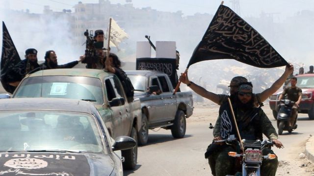 Militantes de Al Qaeda en Siria