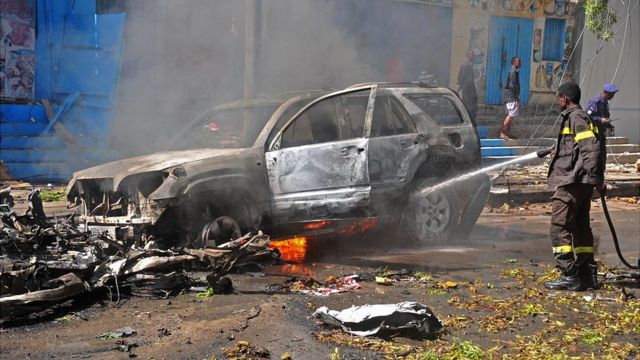 Carro bomba en Mogadiscio