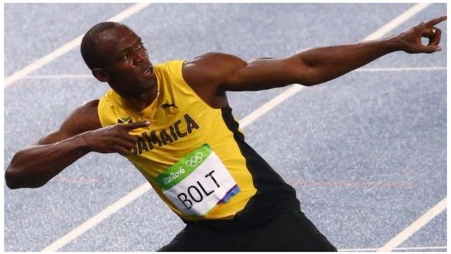 Usain Bolt yaronse umudsri w'inzahabu ugira umunani mu nkino za Olempike