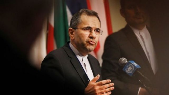 نماینده ایران در سازمان ملل گفته تا لغو تحریم های آمریکا، امکان مذاکره دو کشور منتفی است
