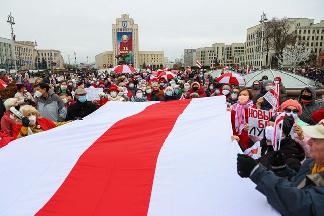 Одна з останніх масових акцій протесту пройшла 2 листопада 2020 року