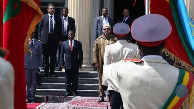 La délégation officielle du Roi du Maroc