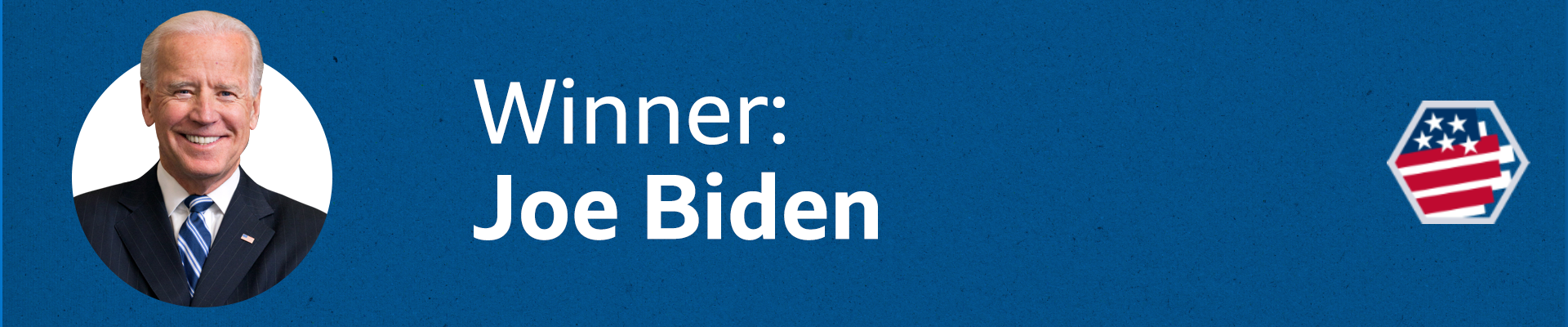 Joe Biden is the winner