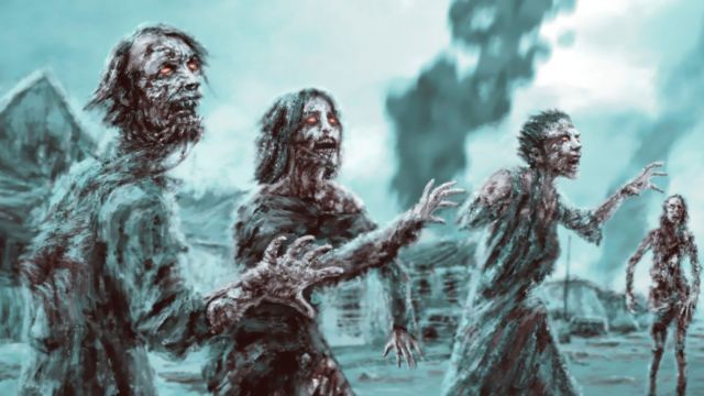 Zombi na fone derevni