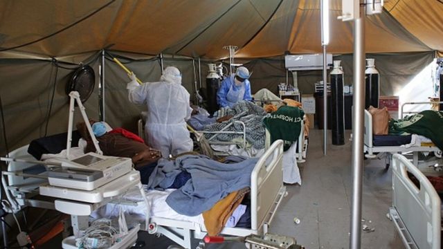 Временный госпиталь в ЮАР