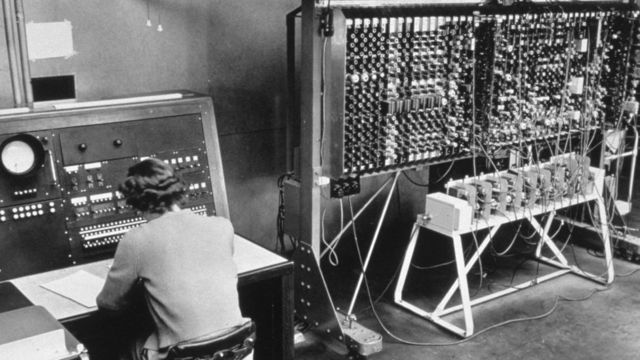 First computers, 1950s.