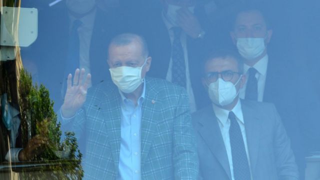 Cumhurbaşkanı ve AKP Genel Başkanı Recep Tayyip Erdoğan