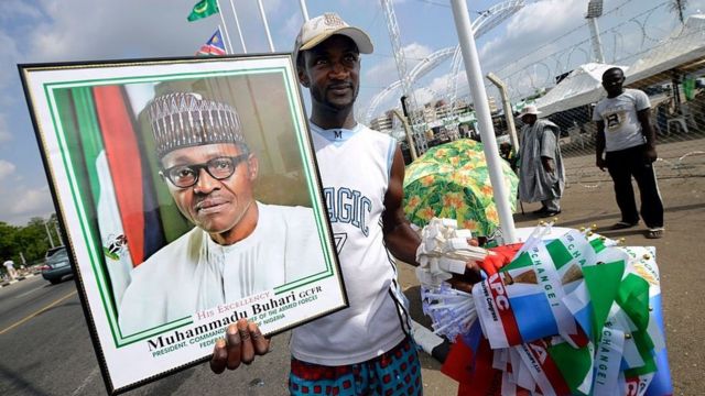 One na-ere foto Buhari na ọkọlọtọ APC