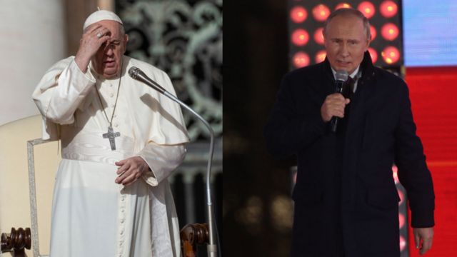 Pope Francis vs Putin