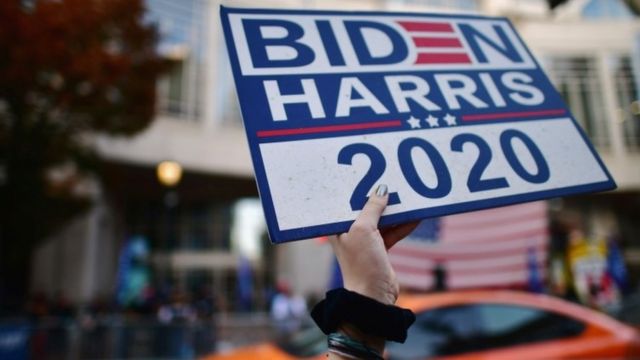 Biden supporters in Philadelphia