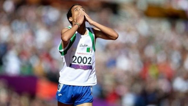 L'athlète paralympique algérien Abdellatif Baka médaillé d'or à Rio