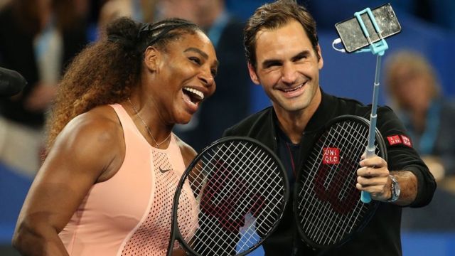 Srena Williams na Roger Federer