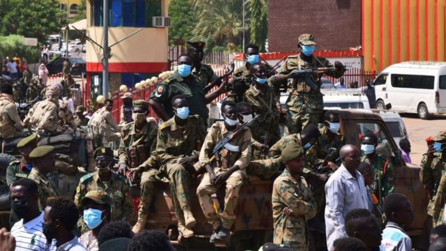 Despliegue de militares en Sudán