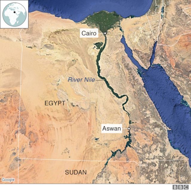 Map of the Nile