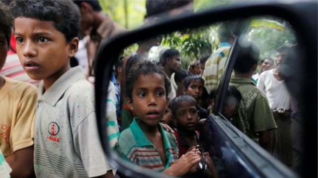 रखाईन प्रांत के बच्चे