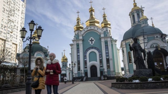 Kiev, a capital da Ucrânia, tem um significado especial para a Igreja Ortodoxa Russa
