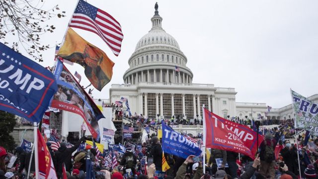 Disturbios en el Capitolio de Washington DC el 6 de enero