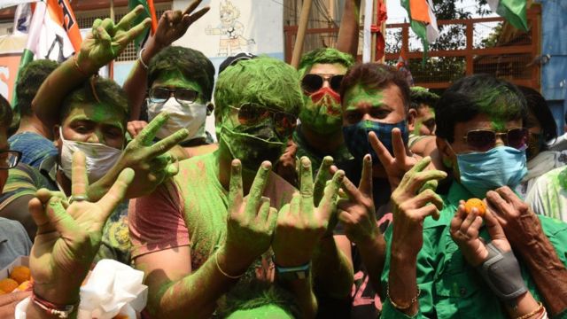 পশ্চিমবঙ্গে এবারের নির্বাচনে বিজেপিকে বিপুল ভোটে হারিয়েছে মমতা ব্যানার্জীর দল তৃণমূল কংগ্রেস।