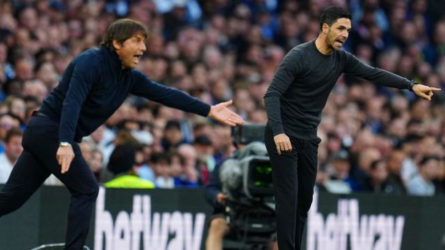 Antonio Conte and Mikel Arteta