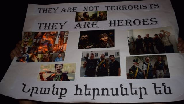 Акция протеста в Ереване