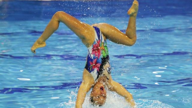 La nadadora israelí Shelly Bobritsky durante la clasificaciones olímpicas el pasado junio en Barcelona, España.