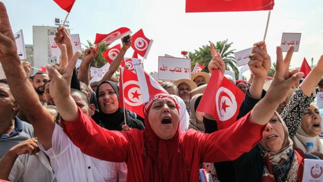 مظاهرات في تونس ضد قانون المساواة
