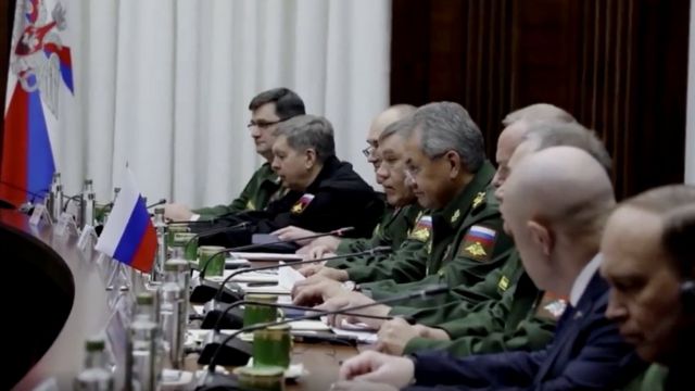 Meeting at the Russian Ministry of Defence