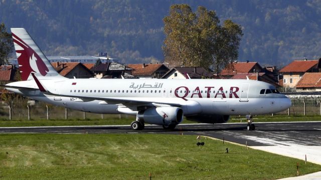 Qatar Airways uçağı