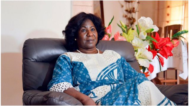 Mariam Sankara, la veuve du défunt capitaine