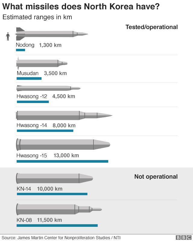 Graphic: North Korean Missiles