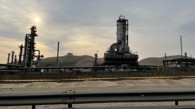 La refinería de La Pampilla, donde se produjo el vertido.