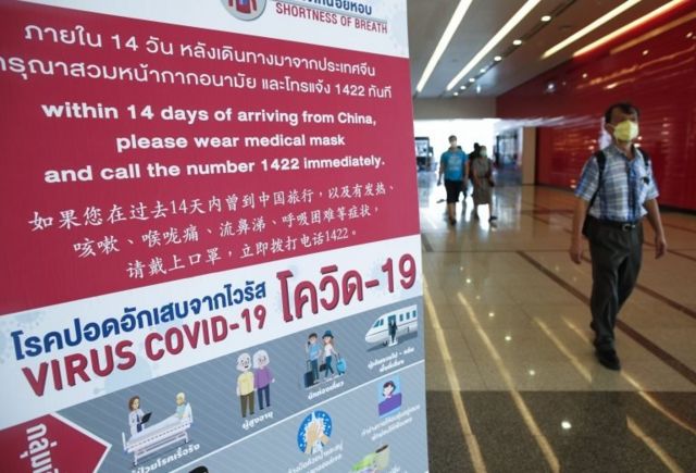 Preventative measures against novel coronavirus outbreak, in Thailand