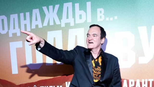 Квентин Тарантино на премьере в Москве