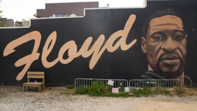 George Floyd mural in Atlanta