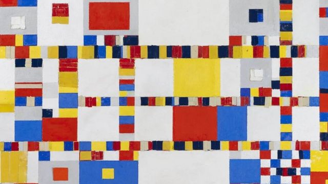 Besugo armario Asesinar Las 6 líneas y 5 colores con los que Piet Mondrian cambió el rumbo del arte  - BBC News Mundo