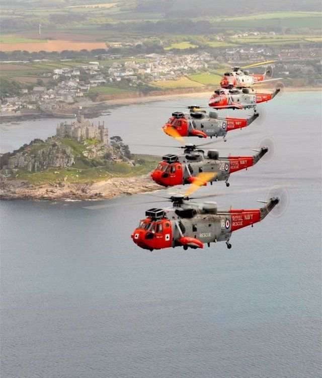 RNAS Culdrose hands search and rescue to Bristow Helicopters - BBC News